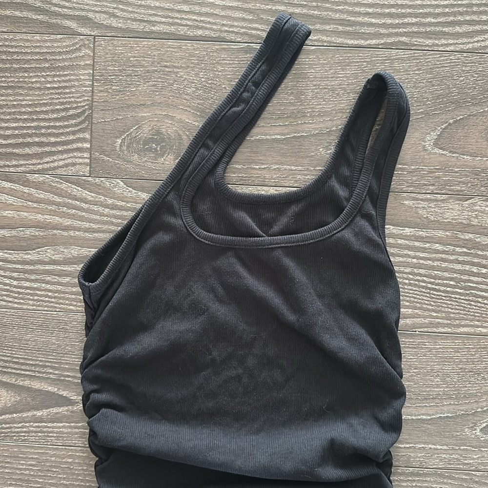 Asymmetric Ribbed Knit Dress - Picture 3 of 3